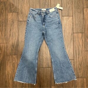 abercrombie and fitch high rise flare jeans